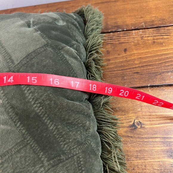 Ashford Court Native American Tapestry Throw Pillow w/ Fringe Bow & Arrow Horse - Picture 9 of 10